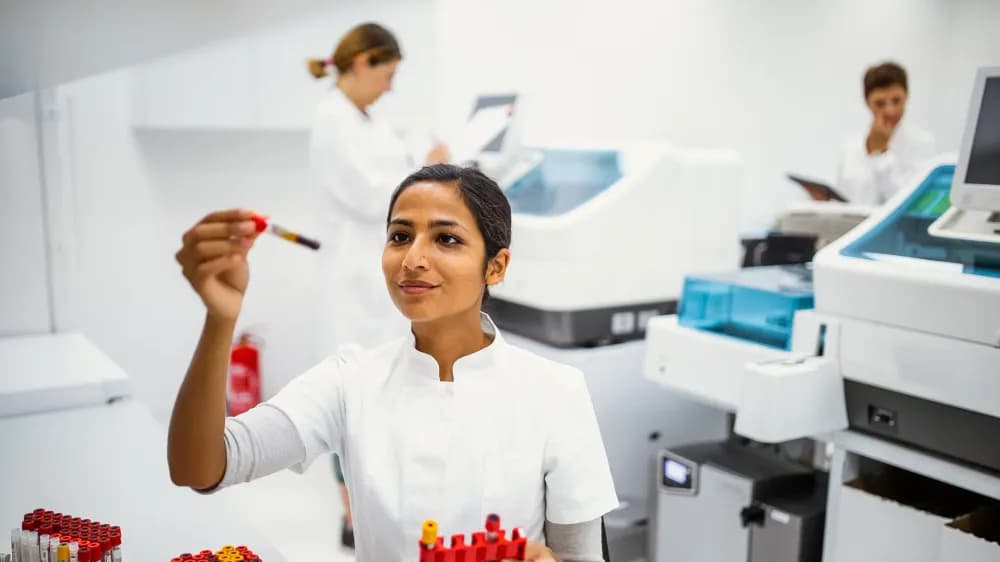 How do you check your immune system in a blood test?